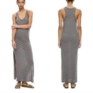 Theory Sameetha Plume Racerback Maxi Dress NWT Size L